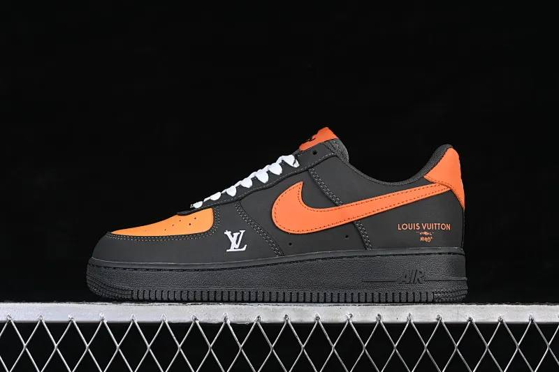 All categories Nk Air Force 1 Air Force series Nk Air Force 1 Low Air Force low top Nike Air Force 1'07 Low Year of the Horse limited edition Charcoal gray twilight orange Air Force 1 low top casual sneakers XY9025-004